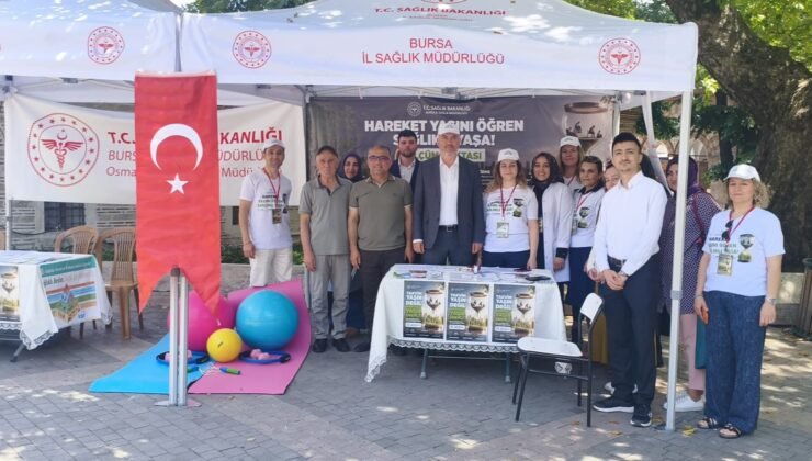 Bursa’da “Hareket Yaşını Öğren Sağlıklı Yaşa” Kampanyasına Yoğun Katılım