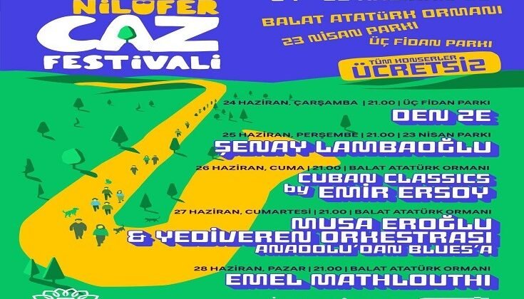 Nilüfer’de 9. Caz Festivali Başlıyor