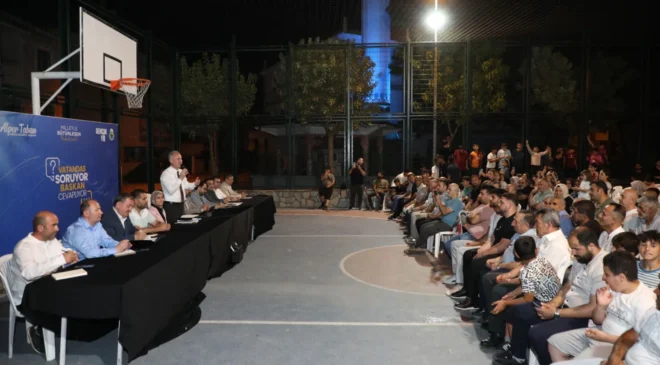 İnegöl Belediye Başkanı Alper Taban Ertuğrulgazi Mahallesi Sakinleriyle Buluştu