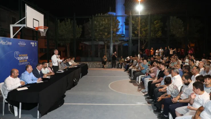 İnegöl Belediye Başkanı Alper Taban Ertuğrulgazi Mahallesi Sakinleriyle Buluştu