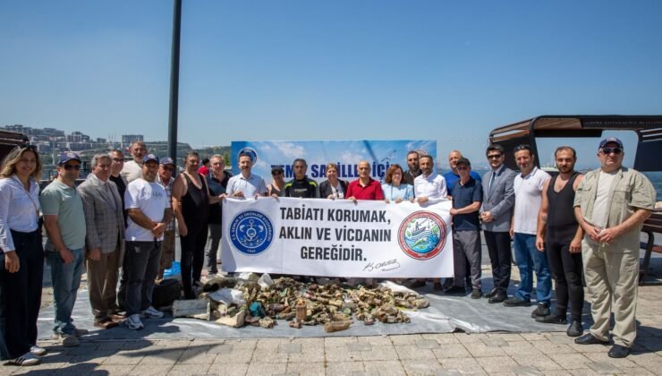 Büyükşehir Belediyesi Gemlik’te Deniz Dibi Temizliği Gerçekleştirdi