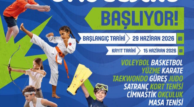 Büyükşehir Belediyesi’nde Yaz Spor Okulları” Başlıyor