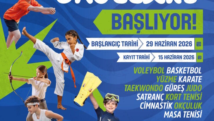 Büyükşehir Belediyesi’nde Yaz Spor Okulları” Başlıyor