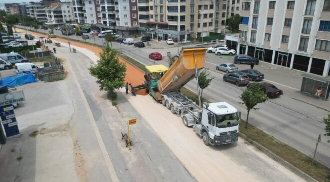 Büyükşehir Belediyesi Nilüfer’in Yollarını Yeniliyor