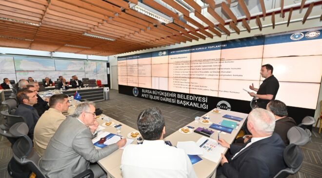 Bursa’nın Afet Planı AKOM’da Ele Alındı