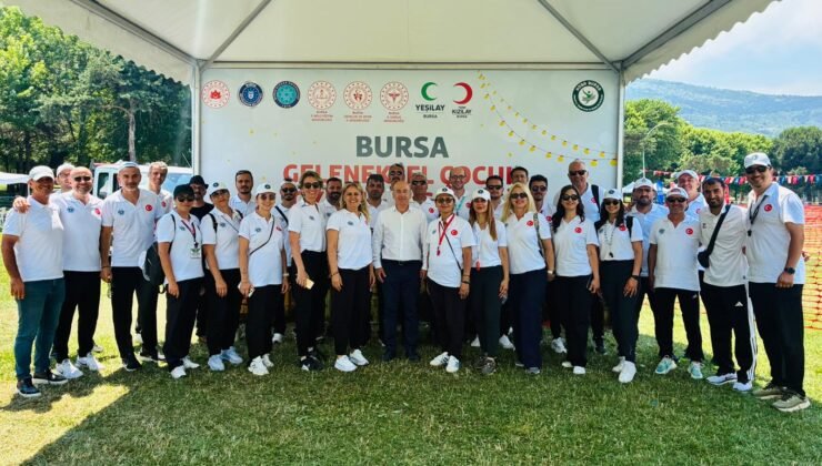 Bursa’da Geleneksel Çocuk  Oyunları Şenliği Düzenlendi