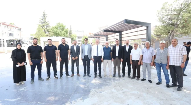 İnegöl’de Alanyurt Meydanı Projesinde Sona Gelindi