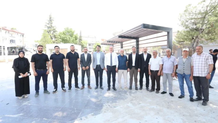 İnegöl’de Alanyurt Meydanı Projesinde Sona Gelindi