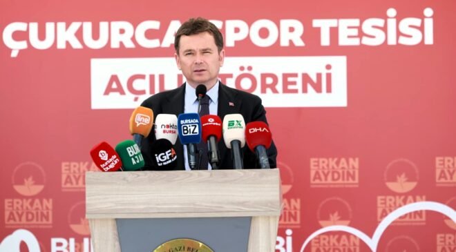 Belediye Başkanı Erkan Aydın Osmangazi’yi Spor Tesisleriyle Donatıyor