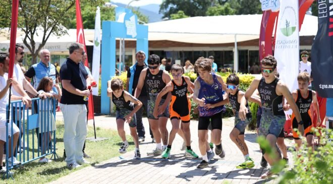 Osmangazi Sukaypark’ta Sporun Kalbi Duatlon Müsabakalarıyla Attı