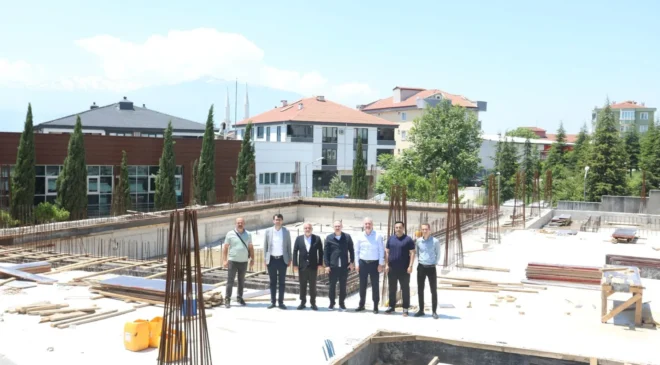 İnegöl’de Yapımı Süren Projeler Yerinde İncelendi