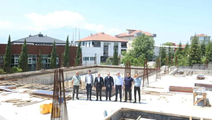 İnegöl’de Yapımı Süren Projeler Yerinde İncelendi