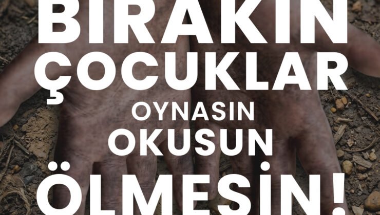 Çocuk İşçiliği Küresel ve Ahlaki Bir Sorundur. Çocukluk Bir Haktır