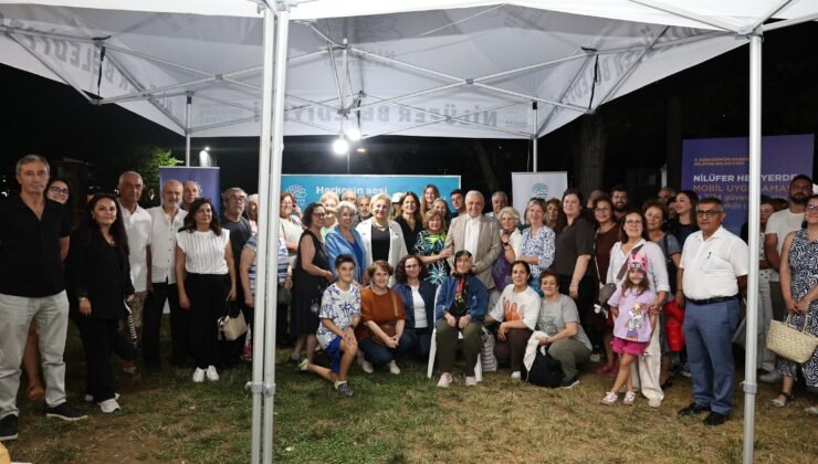 Nilüfer Belediye Başkanı Şadi Özdemir İhsaniye Mahallesi Sakinleriyle Buluştu