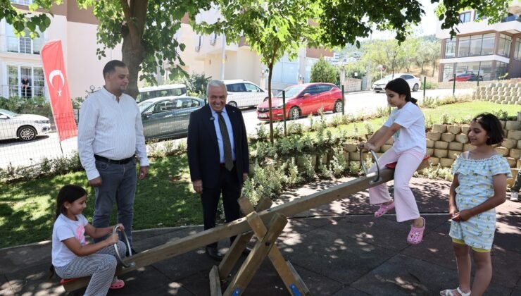 Nilüfer Çalı’da Mehmetçik Parkı Törenle Açıldı