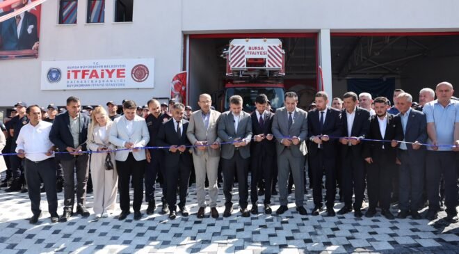 Büyükorhan İlçesine Tam Donanımlı itfaiye Binası Hizmete Açtı