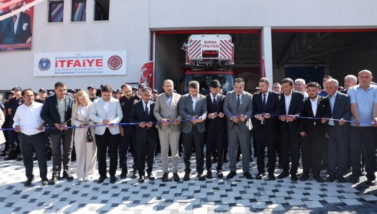 Büyükorhan İlçesine Tam Donanımlı itfaiye Binası Hizmete Açtı