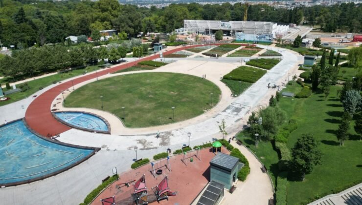 Büyükşehir Belediyesi’nden Millet Bahçesine Estetik Dokunuş