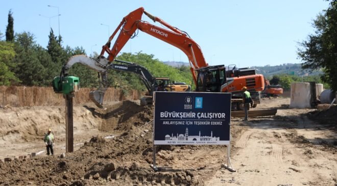 Büyükşehir Belediyesi Osmangazi’de  Atıksu Altyapısını Güçlendiriyor