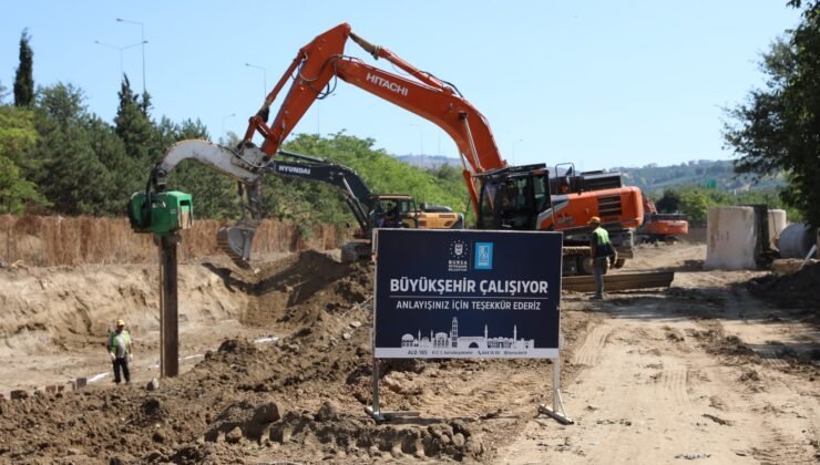 Büyükşehir Belediyesi Osmangazi’de  Atıksu Altyapısını Güçlendiriyor