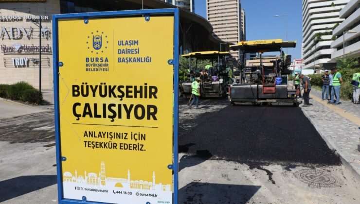 Büyükşehir Belediyesi’nden Akademi Caddesine Konfor Ayarı