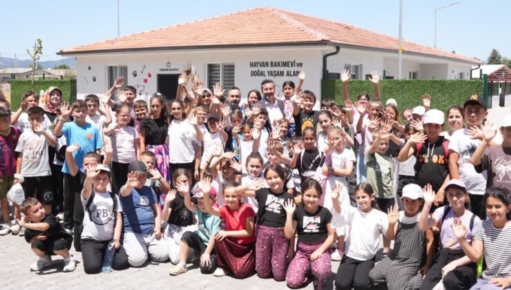 Yenişehir Hayvan Bakımevi ve Doğal Yaşam Alanı Kapılarını Çocuklara Ziyarete Açtı