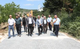 İnegöl Yeni Mahallede 11 Sokakta Asfalt ve Tretuvar Çalışması Tamamlandı