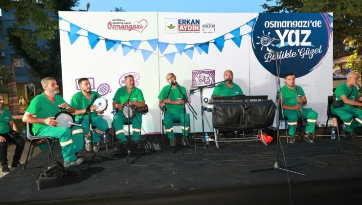 Osmangazi’de Eğlence Mahalle Mahalle Gezmeye Devam Ediyot