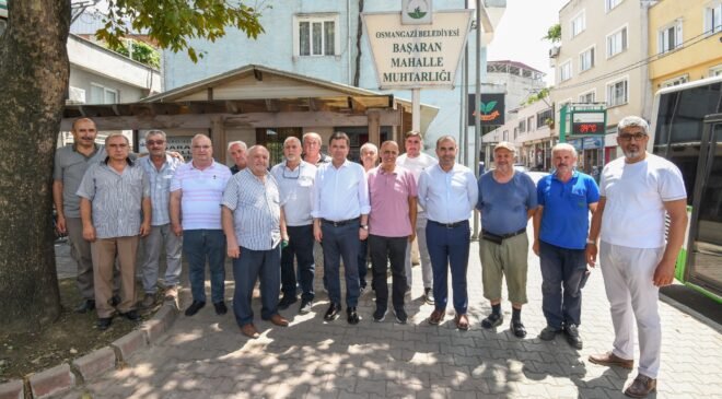 Osmangazi Belediye Başkanı Erkan Aydın Başaran Mahallesi’nde Vatandaşlarla Buluştu