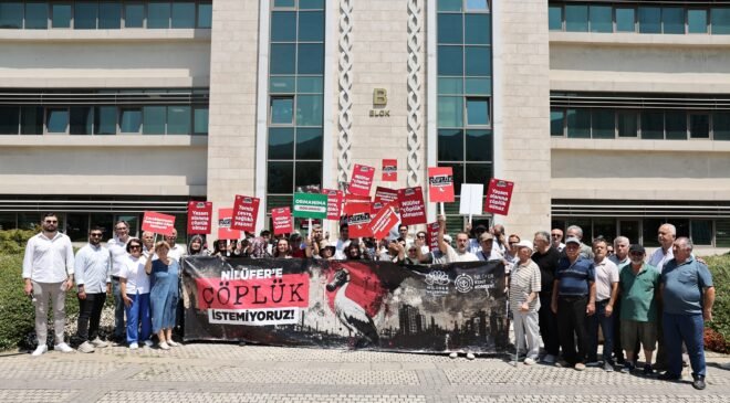 Nilüfer’de Katı Atık Tesisine Karşı 5 Binden Fazla İmza Büyükşehir’e Teslim Edildi