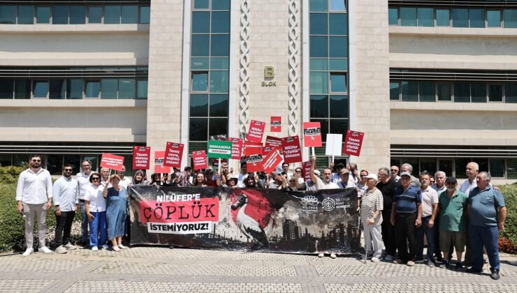 Nilüfer’de Katı Atık Tesisine Karşı 5 Binden Fazla İmza Büyükşehir’e Teslim Edildi