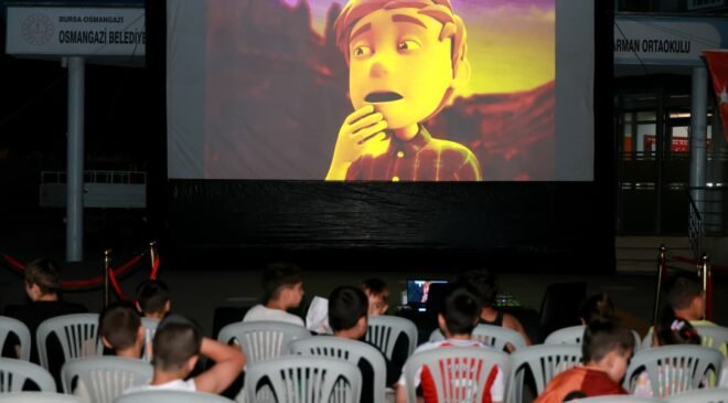 Osmangazi’de Yazlık Sinema Çocuklarla Buluşmaya Devam Ediyor