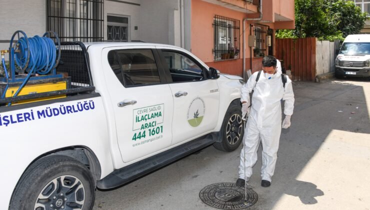 Osmangazi Belediyesi Haşereye Karşı Anında Müdahale Ediyor