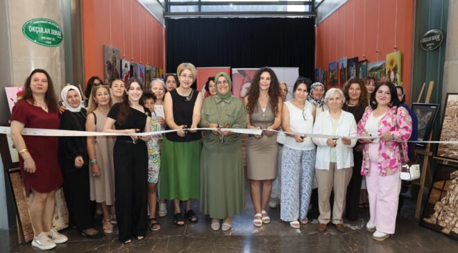 OSMEK Kursiyerleri Bir Yıllık Emeklerini Sanatseverlere Sergilediler