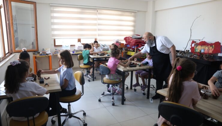 Osmangazi Belediyesi’nden Çocuklara Çevre Bilinci Kazandıran “Orman Sanatları Atölyesi”