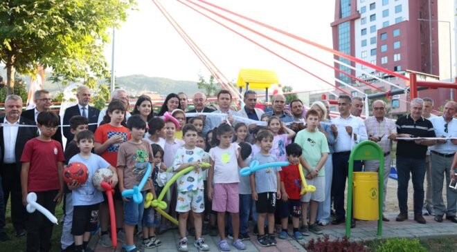 Osmangazi’de Prof. Dr. Lale Karabıyık Çocuk Parkı  Açıldı