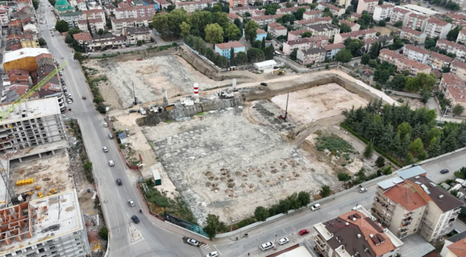 İnegöl Turgutalp Kentsel Dönüşüm Projesinde Çalışmalar Tüm Hızıyla Sürüyor