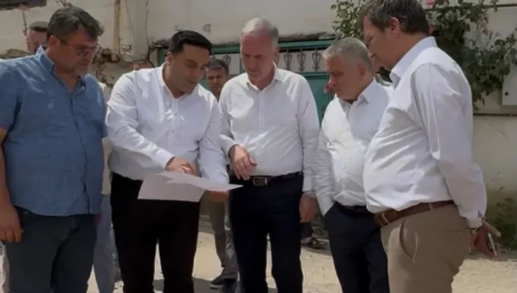 İnegöl Belediyesi Kırsalda Üst Yapı  Hamlesi Devam Ediyor