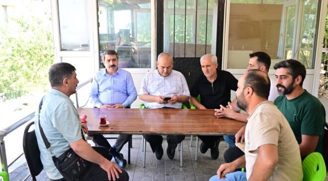 Yıldırım Belediye Başkanı Oktay Yılmaz Teleferik Mahallesi’ndeki Esnafla Buluştu
