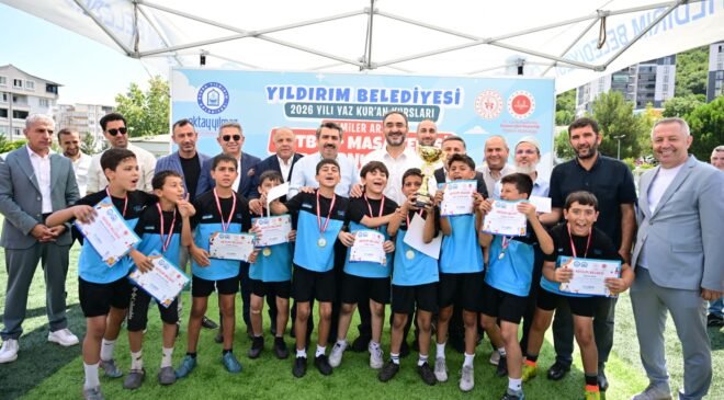 Yıldırım’da Yaz Kuran Kursları Camiler Arası Futbol ve Masa Tenisi Turnuvası Sona Erdi