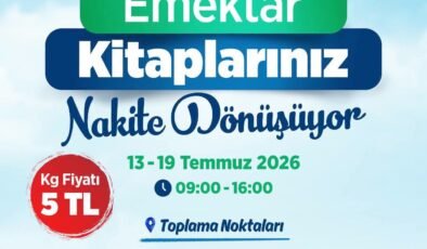 Yıldırım’da “Eski Kitaplarınız Nakite Dönüşüyor” Kampanyası 19 Temmuz’a Kadar Uzatıldı