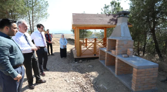 İnegöl Millet Bahçesi Çalışmaları Tüm Hızıyla Sürüyor