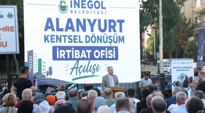 İnegöl’de Dev Proje Bölge Sakinlerine Tüm Detaylarıyla Anlatılıyor