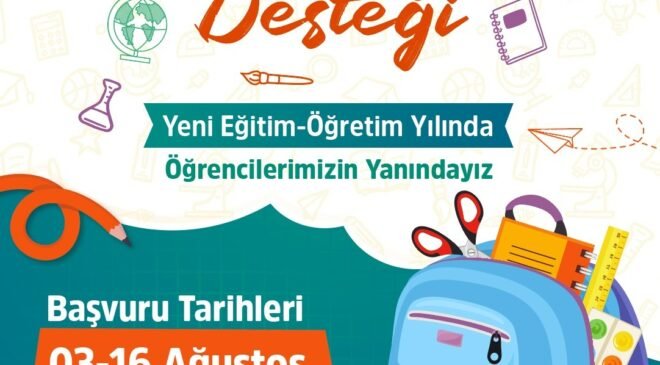Büyükşehir Belediyesi’nden Öğrencilere Kırtasiye Destegi