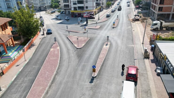 Kestel İlçesinde Eğitim Caddesi Baştan Sona Yenilendi
