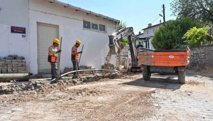 Bursa’da Kırsal Mahallelerin Altyapısını Kuvvetleniyor