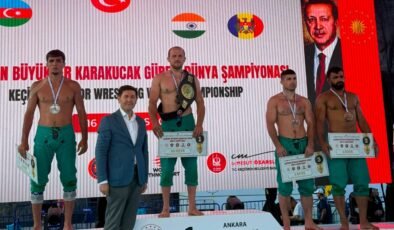Büyükşehir Belediyespor’lu Güreşçi Fazlı Eryılmaz Dünya Şampiyonu