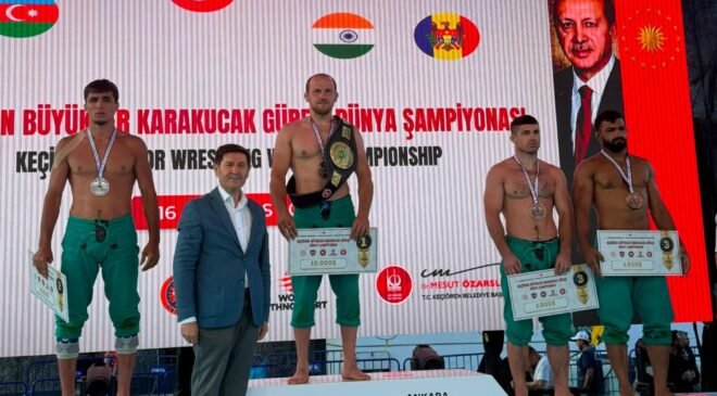 Büyükşehir Belediyespor’lu Güreşçi Fazlı Eryılmaz Dünya Şampiyonu
