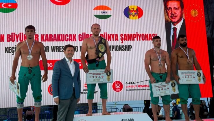 Büyükşehir Belediyespor’lu Güreşçi Fazlı Eryılmaz Dünya Şampiyonu