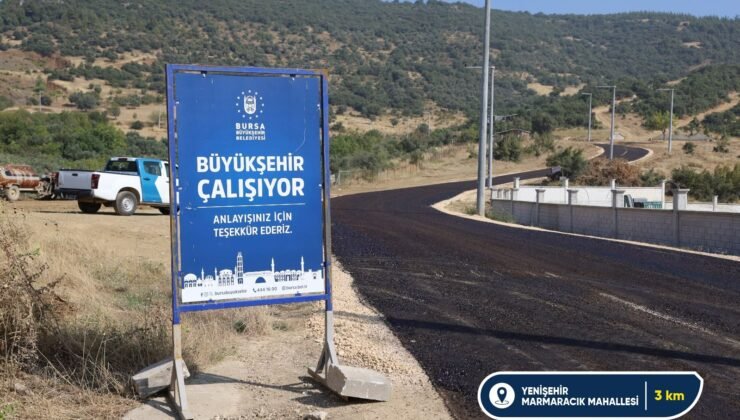 Büyükşehir Belediyesi 5 İlçede Yolları Yeniliyor